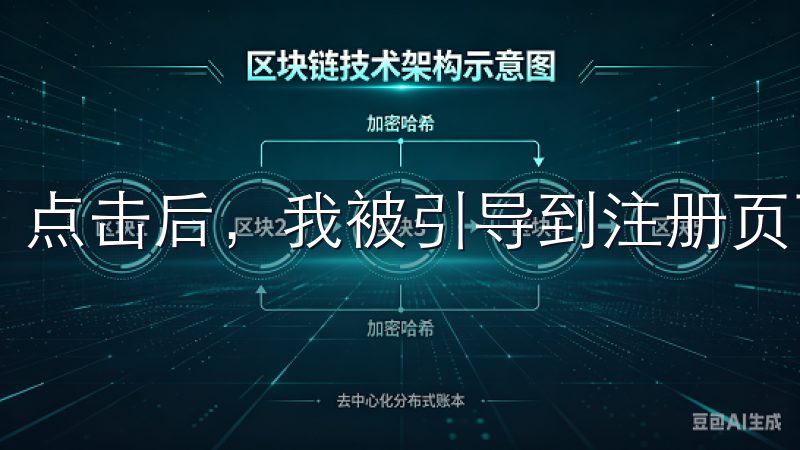 点击后，我被引导到注册页面。