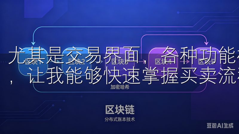 尤其是交易界面，各种功能模块的排列合理，操作按钮醒目易懂，让我能够快速掌握买卖流程。